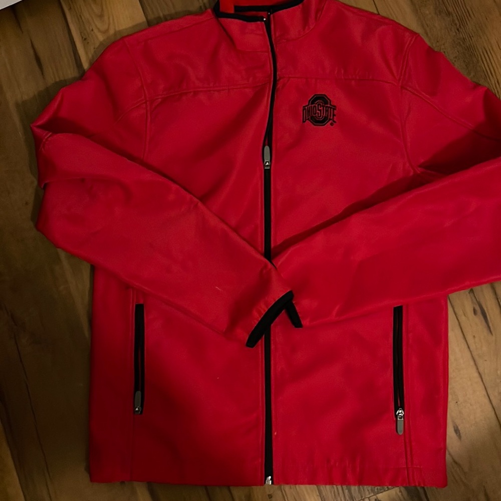 Ohio state varsity zip up jacket